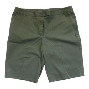 Jones New York Bermuda Shorts Army Green Size 14
